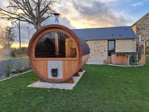 Maisons de vacances La bergerie cosy - Sauna et bain nordique privatif : photos des chambres