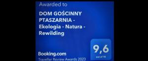 DOM GOŚCINNY PTASZARNIA - Ekologia - Natura - Rewilding