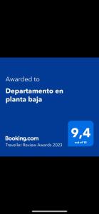 Departamento en planta baja