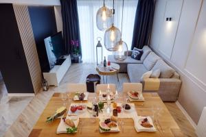 Apartament Heaven-2 poziomowy elegancki z wanna w pokoju