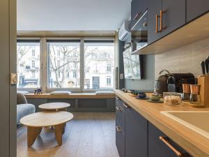 The Blue Alma Eiffel Tower