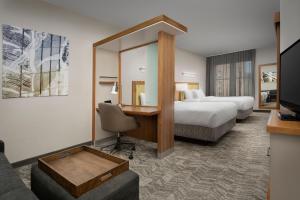 Studio with Two Queen Beds and Sofa Bed room in SpringHill Suites by Marriott Huntsville West/Research Park