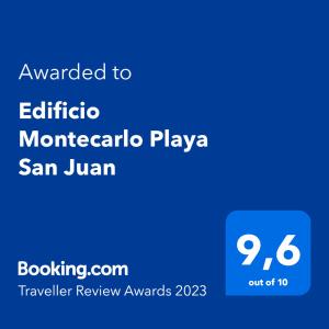 Edificio Montecarlo Playa San Juan