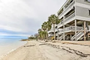 Waterfront Escape with Balcony on Shell Point Beach! - Saint Marks