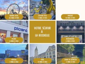 Appartements Le p tit Marin proche marche central et gare SNCF- wifi haut debit - : photos des chambres