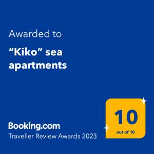 “Kiko” sea apartments
