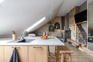 Luxury apartment in Gediminas avenue with terrace