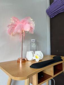 Taal cozy private homestay with OWN PRIVATE bathroom in General Trias - Pink Room