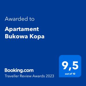 Apartament Bukowa Kopa