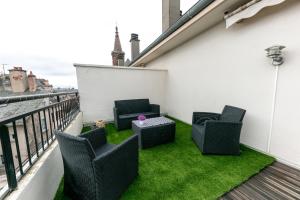 Appartements La terrasse de St Amans : photos des chambres