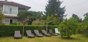 Casa, playa y jardín