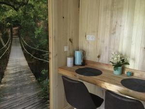 Lodges cabane lodge avec spa privatif : photos des chambres