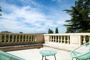 Hotels Manoir le Roure : Chambre Double avec Terrasse