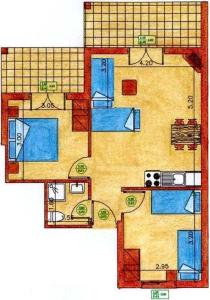 Two Bedroom Apartment with Pool View (4 Adults + 2 Children)