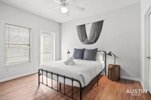 Spiral Stairs to Loft Bedroom Balcony with Shade