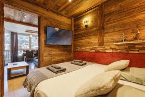 Appartements Modern Apartment Next to Ski lift Prarion : photos des chambres