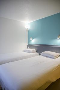 Hotels Kyriad Direct Nancy Sud -Vandoeuvre - Renove : 2 Lits Simples
