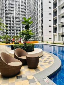 P00L Fr0nt with Balc0ny - New C0nd0 at Shore 2 MALL of ASIA