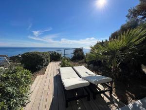 Luxueux appartement - vue mer - piscine - free parking - Monaco