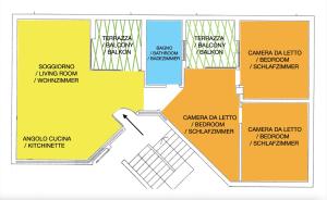 Appartamento con 3 Camere da Letto