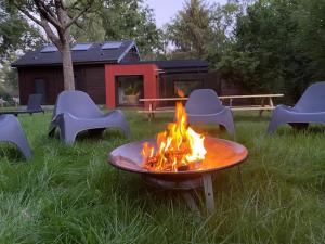 Maisons de vacances Magnifique lodge dans la foret de Fontainebleau : photos des chambres