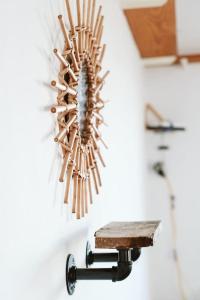 Tortuga blue house in banana plantation