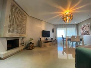 Plage des Nations beautifully decorated apartment with a swimming pool view