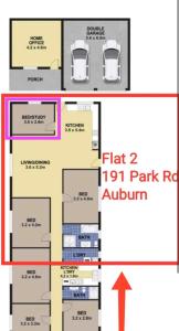 Beautiful Auburn Double Room Near ANZ Stadium Olympic Park DFO