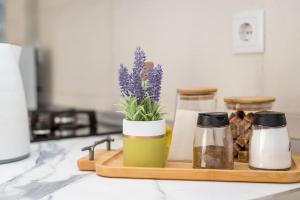 GG home - new, cozy 1 bedroom apartment on 8th floor with view