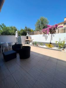 Maisons de vacances Maison de 3 chambres avec jacuzzi jardin clos et wifi a Agde a 3 km de la plage : photos des chambres