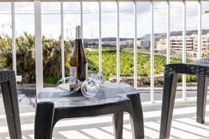 Seaside Flat with Scenic Country Views