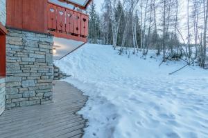 Maisons de vacances Beautiful wooden chalet in La Plagne : Appartement