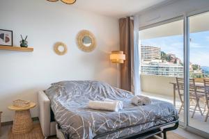 Appartements Terrasse Vue Mer, 5mn Monaco, Parking Gratuit : photos des chambres