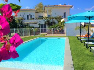 Appartement de 2 chambres avec vue sur la mer piscine privee et jardin clos a Penta di Casinca a 3 km de la plage