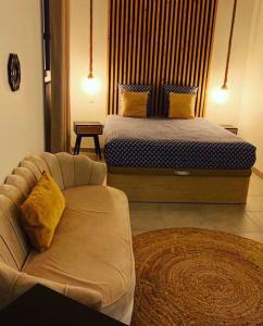 Maisons de vacances Sandspa logement avec jacuzzi : photos des chambres