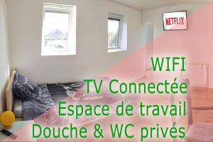Semi studio - TV - WIFI - Salle de bain Privée