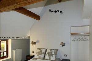 B&B / Chambres d'hotes La Ferme aux Charmes : Chambre Double avec Salle de Bains Privative Ouverte