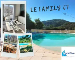 T2 avec piscine-Le family 67 - Pierrefiche