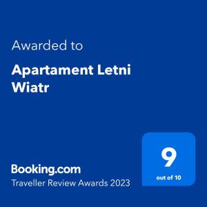 Apartament Letni Wiatr