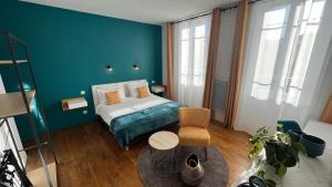 Maisons d'hotes Jardin Bleu - Chambres d'hotes & Restaurant : photos des chambres