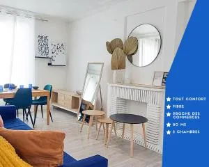 ArtSmalt *Idéal Pro * Proche commerces * 2 chambres * Tout confort - Désertines