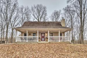 Serene Bloomington Home Deck and Forest Views