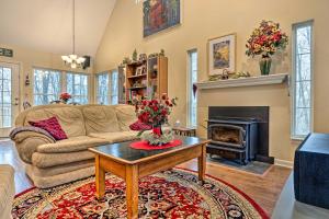 Serene Bloomington Home Deck and Forest Views
