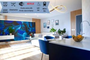 T3 Le Designer 4è-Terrasse-climatisation & Netflix