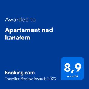 Apartament nad kanałem