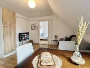 2e étage appartement entier 3 pièces idéal 2 personnes, 2 chambres communiquantes en enfilade, WIFI, espace travail parking gratuit - 莫斯齐维勒·勒巴斯