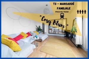 Appartements ⟬Cosy Blum 63⟭ Charmant et Accueillant ⁕Mansarde⁕ : Appartement 2 Chambres