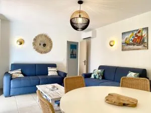 Appart spacieux ,lumineux ,proche des plage , piscine - La Garonnette-Plage