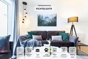 Die Fichtelsuite 1-6 Pers Ferienwohnung nahe Ochsenkopf Süd 800m in Fleckl - 比绍夫斯格林