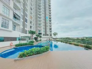 Kulai d putra suites beside ioiMall near JPO and Airport - Kampong Rantau Panjang